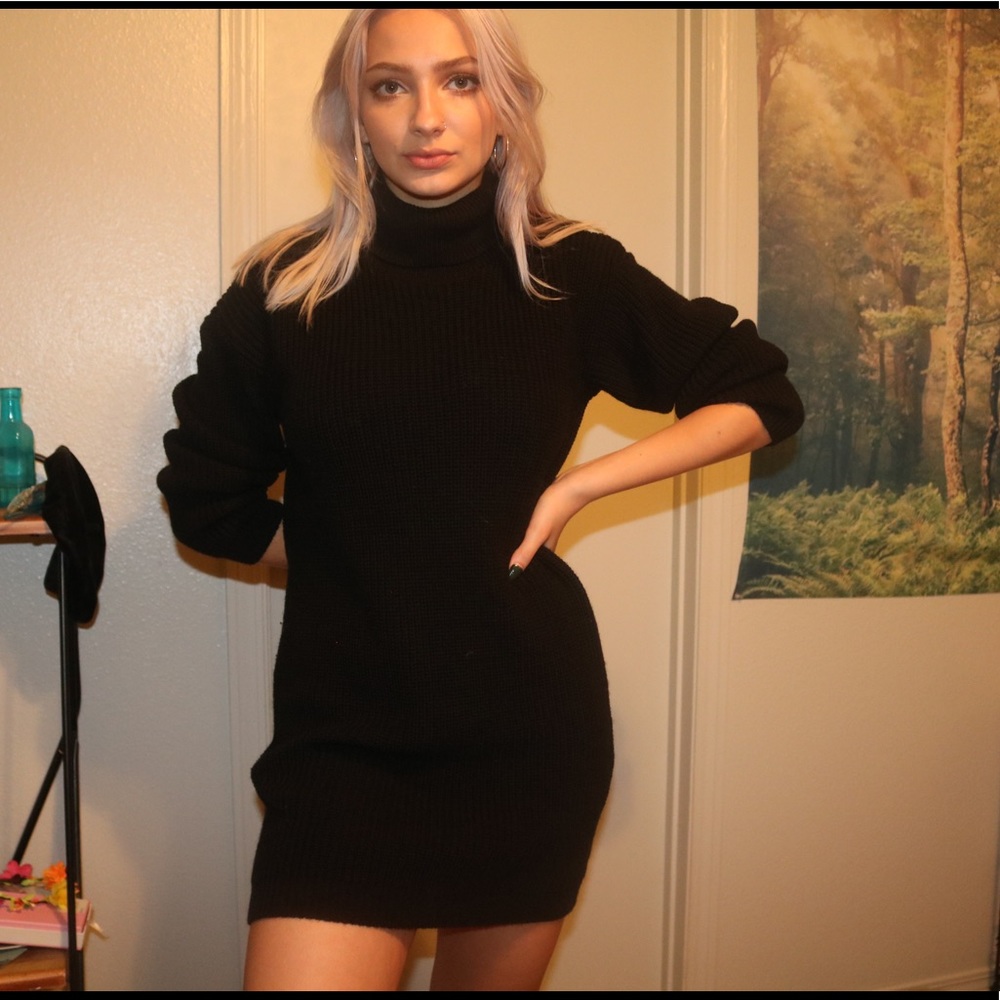 Black Sweater Dress